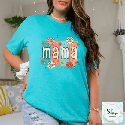 Retro Floral Mama Design