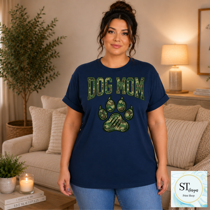 Dog Mama Camo Paw