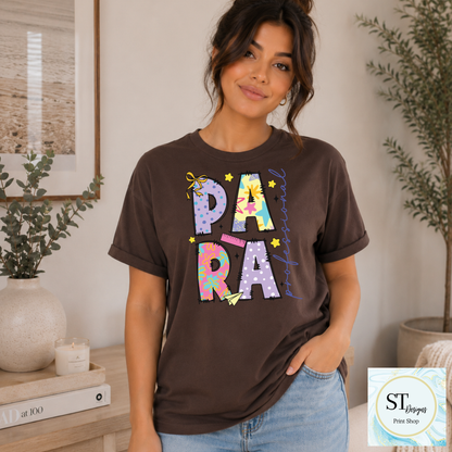Para Educator Graphic T-Shirt | Cute Para Professional Shirt | Back to School Para Teacher Tee | Unisex S-5XL