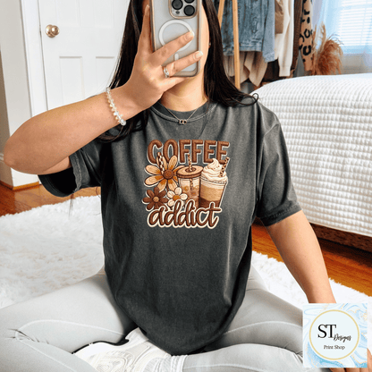 Floral Coffee Addict