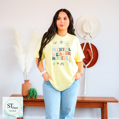 Mental Health Matters Positive Affirmations