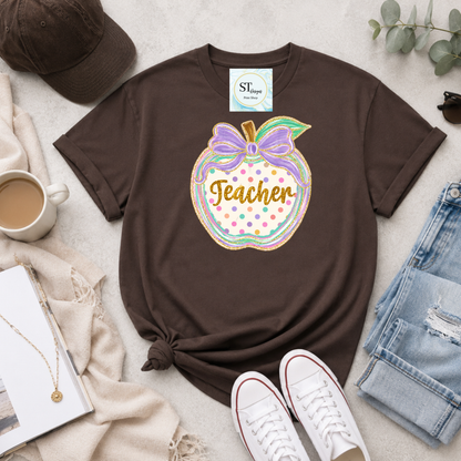 Preppy Teacher Apple