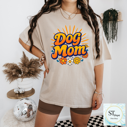 Retro Dog Mom Graphic Apparel