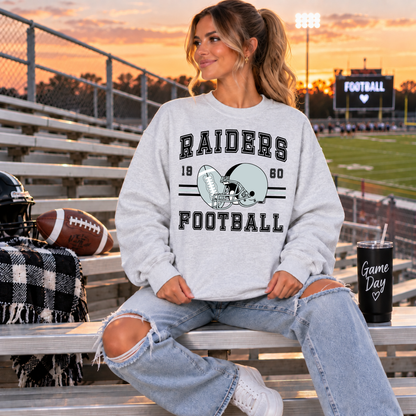 Game Day Football Crewneck Sweatshirt | Choose Your Team + Optional Custom Name & Number