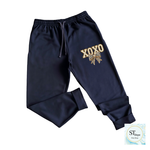 XOXO Bow Cheetah Sweatshirt and Joggers