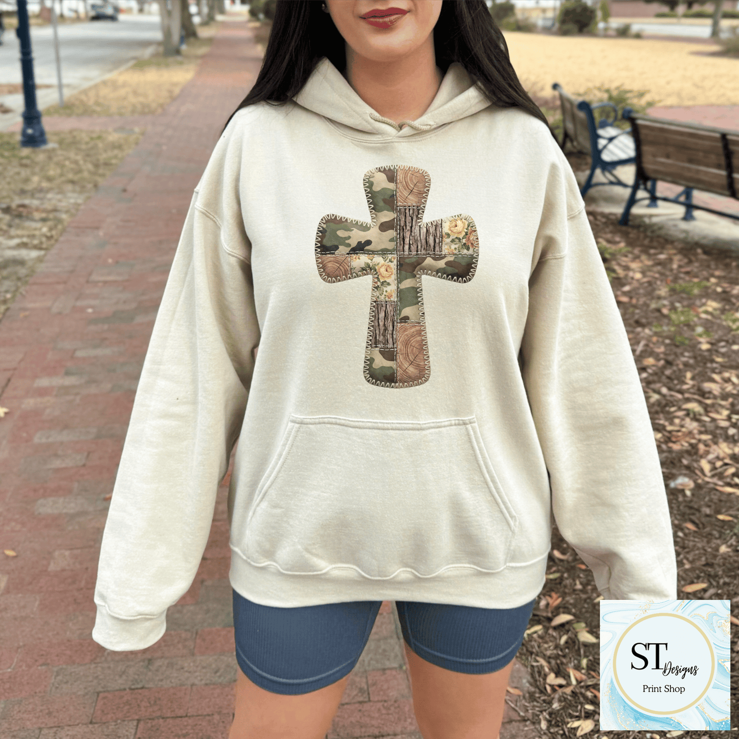 Western Stitched Cross