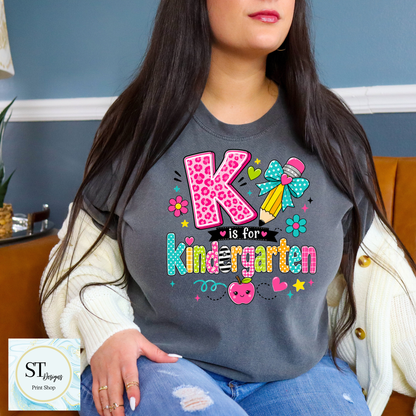 K Is For Kindergarten