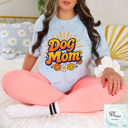 Retro Dog Mom Graphic Apparel