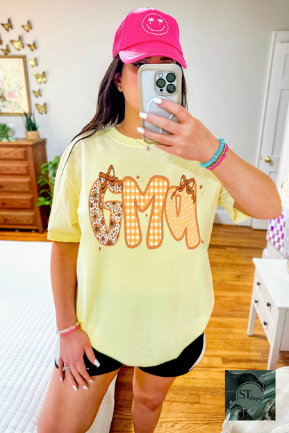 Fall Name Patch Work