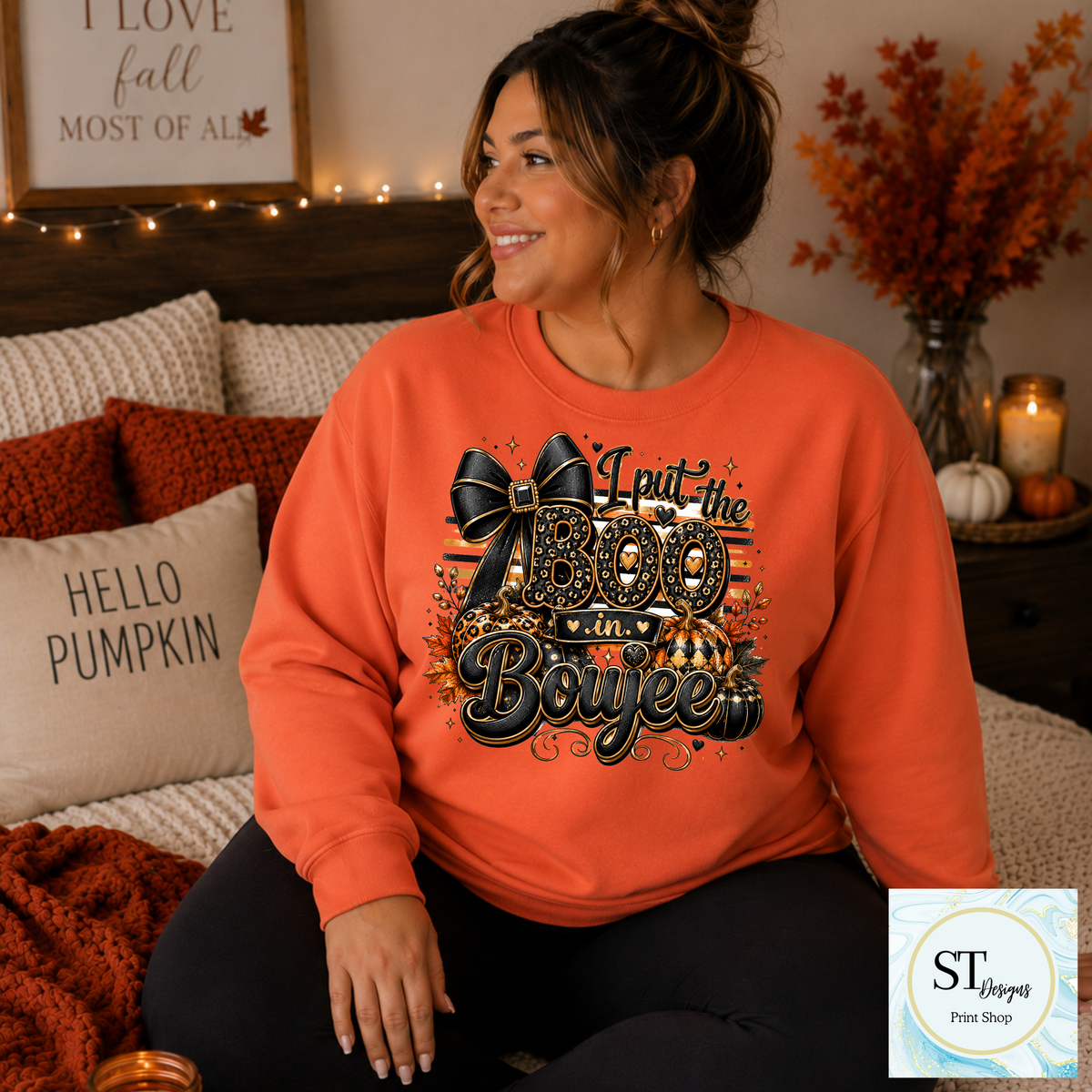 I Put the Boo in Boujee Halloween Graphic Tee