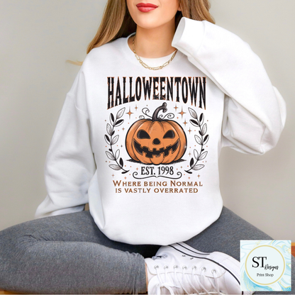 Halloweentown Pumpkin Normal Is Overrated Graphic Shirt