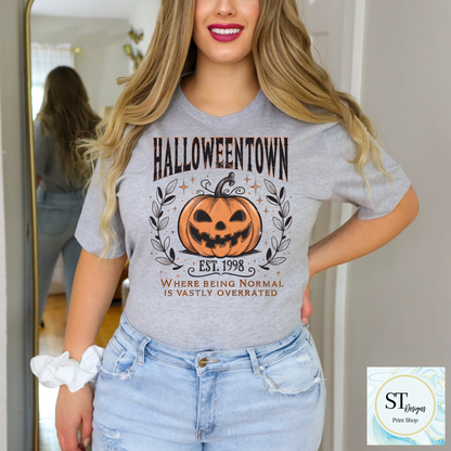 Halloweentown Pumpkin Normal Is Overrated Graphic Shirt