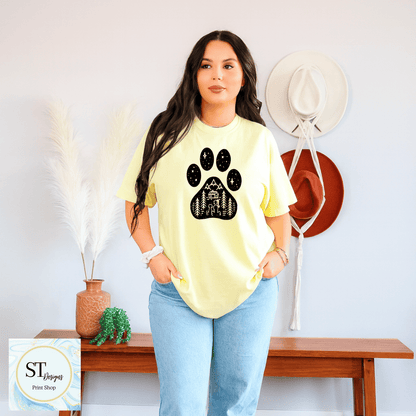 Mountain Dog Paw Print