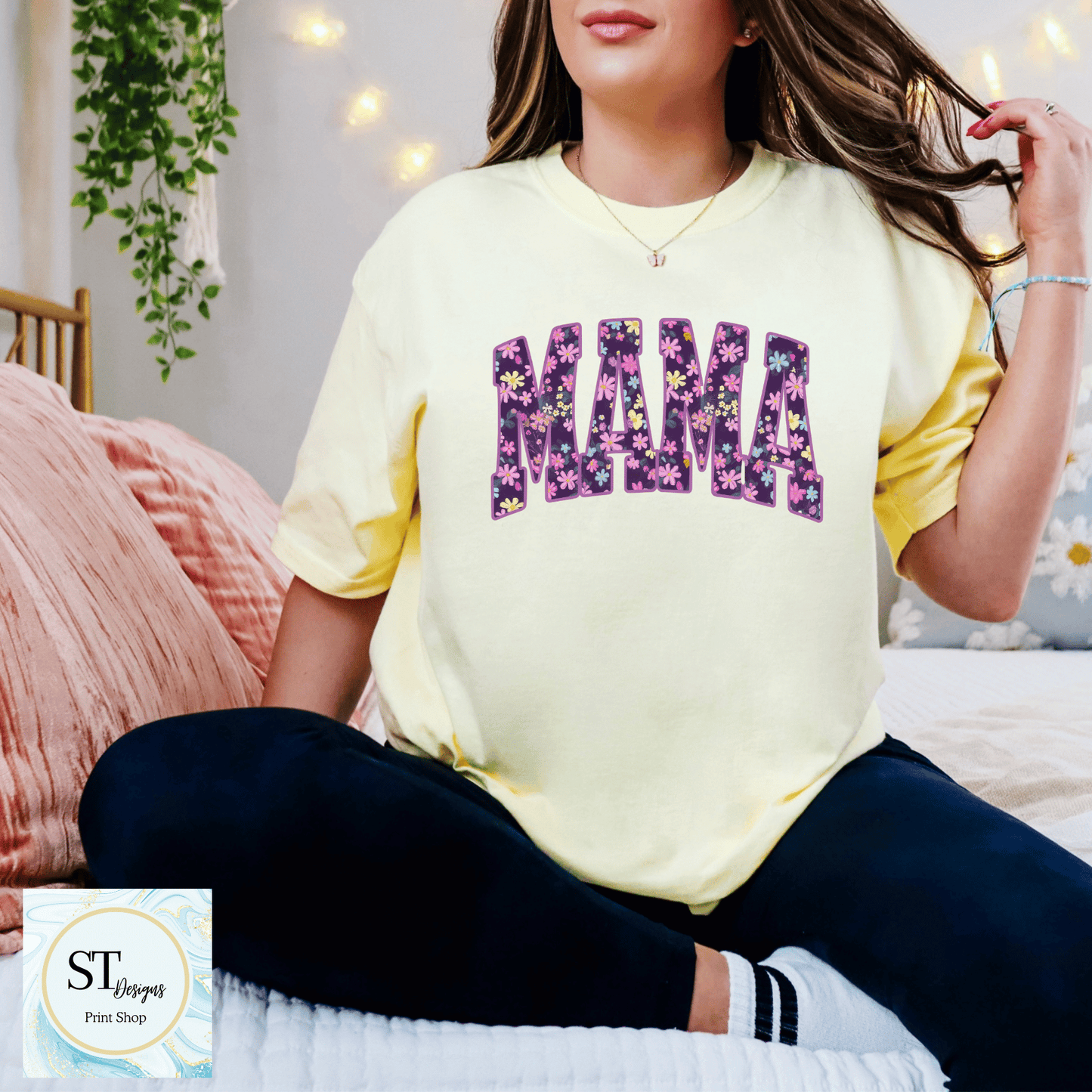Lavender Floral Mama Design