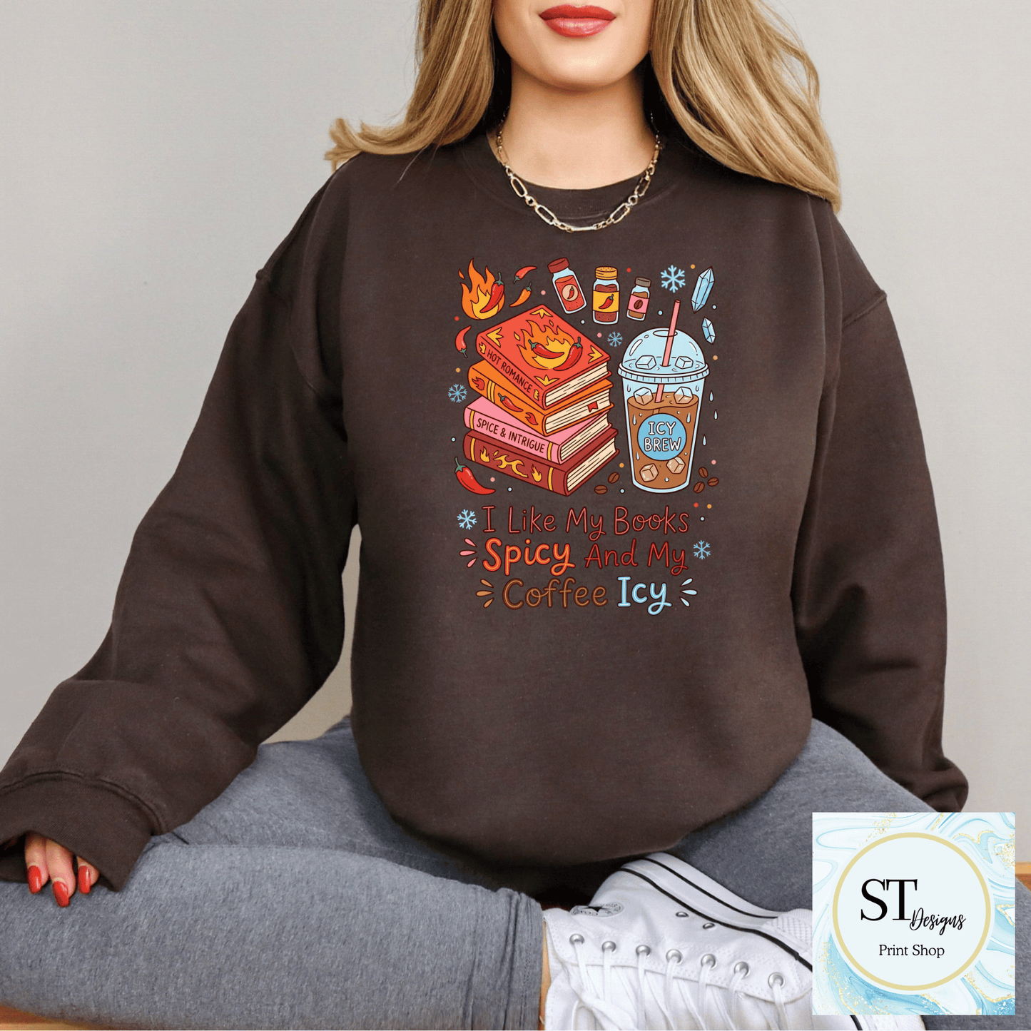 Books Spicy Coffee Icy