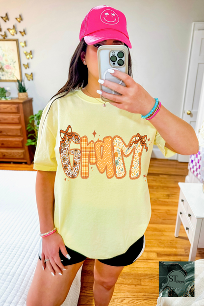 Fall Name Patch Work