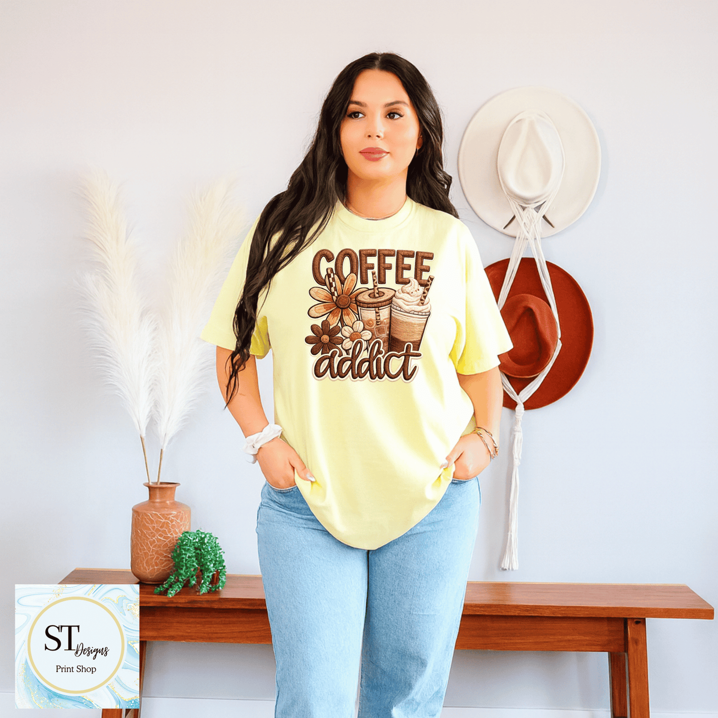 Floral Coffee Addict