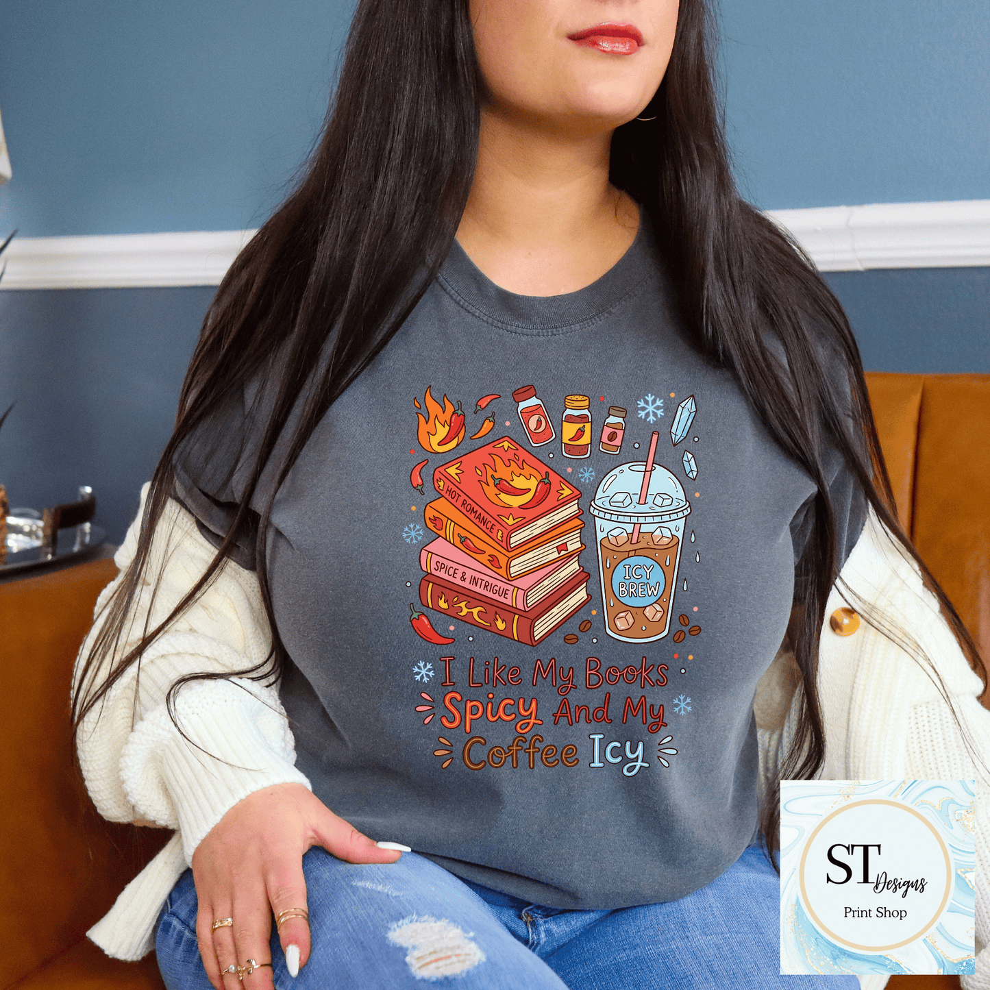 Books Spicy Coffee Icy