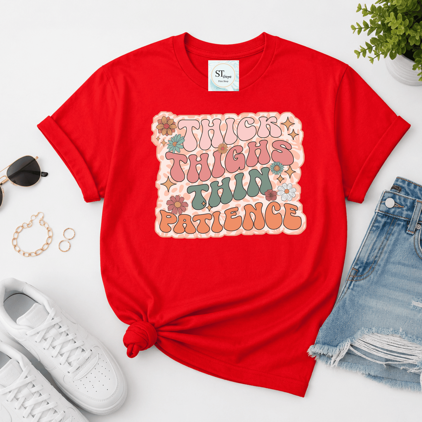 Through Highs & Lows I Have Patience Design