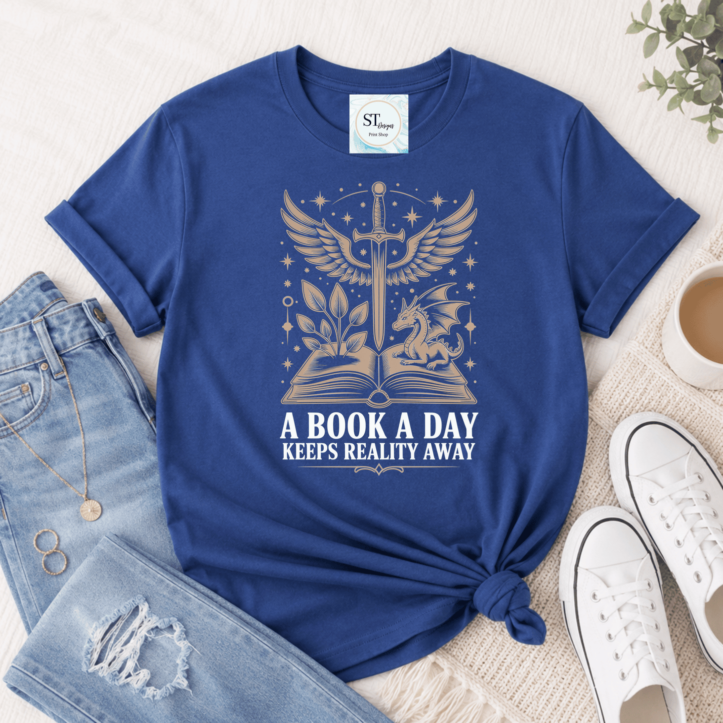 A Book A Day Keeps Reality Away