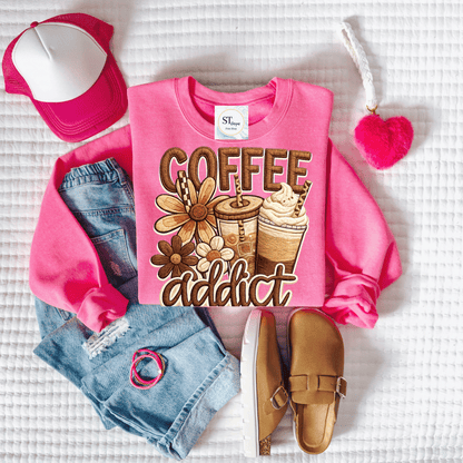 Floral Coffee Addict