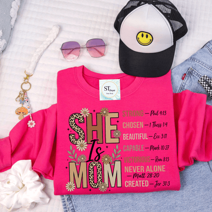 She Is Mom Faith Design
