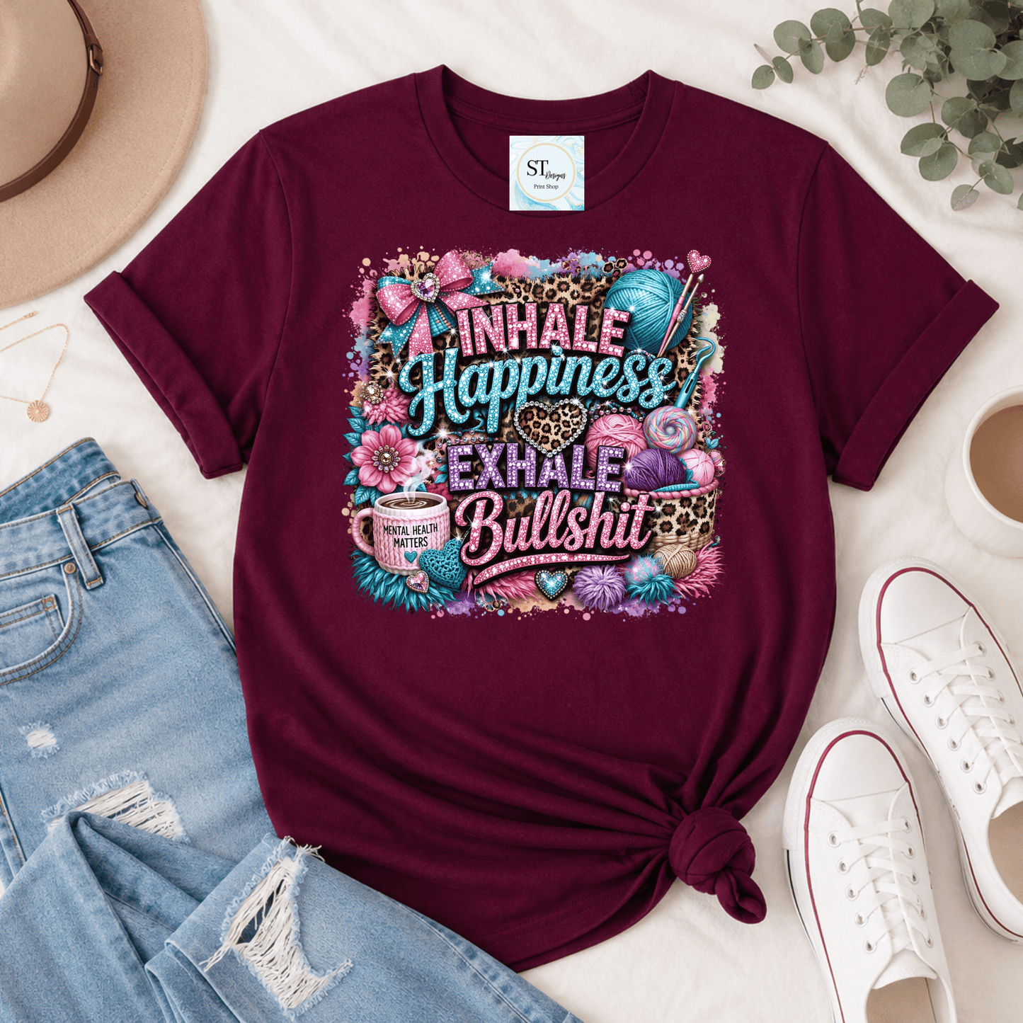 Inhale Happiness Exhale Bullsh**