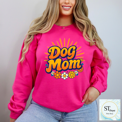 Retro Dog Mom Graphic Apparel