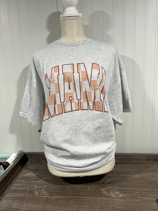 MAMA Varsity Tee-Long Sleeve-Crewneck