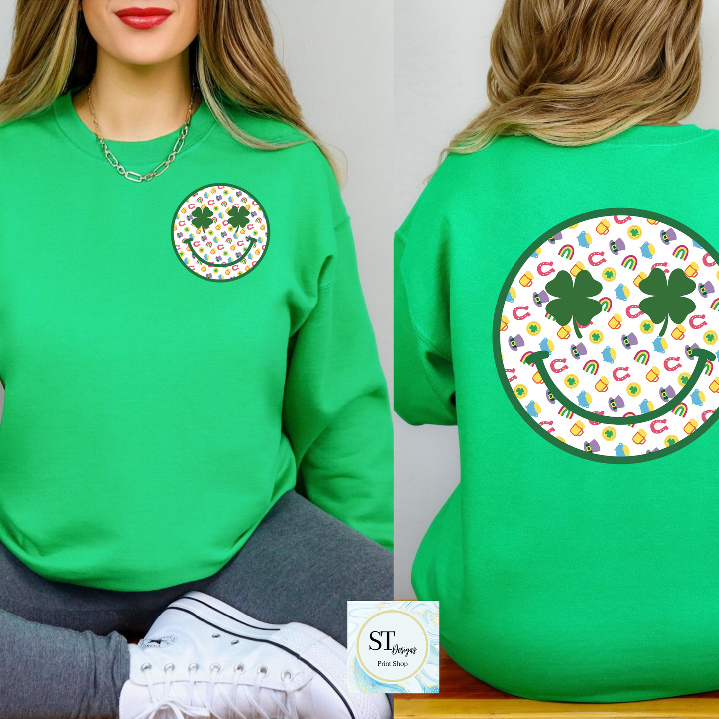 Four Leaf Clover Smiley