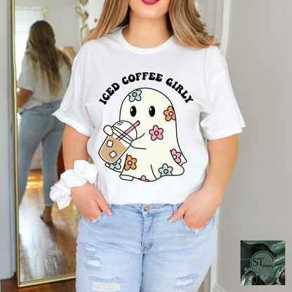 Ice Coffee Ghost Girly