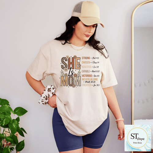 She Is Mom Faith Design