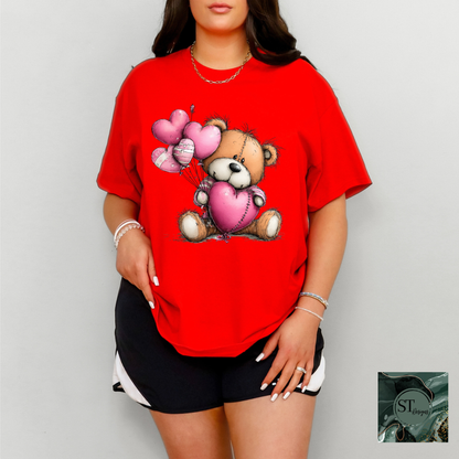 Whimsical Heart Bear