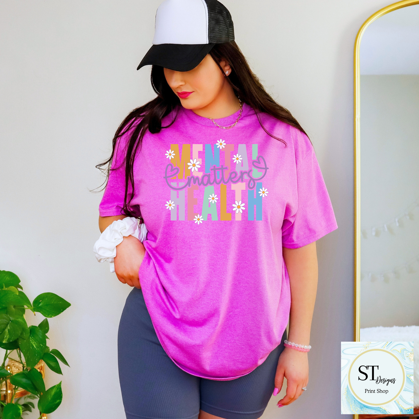 Mental Health Matters Daisy Graphic Tee