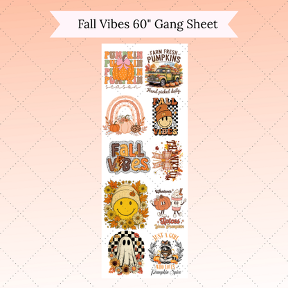 60'' Ready to press Fall Gangsheet