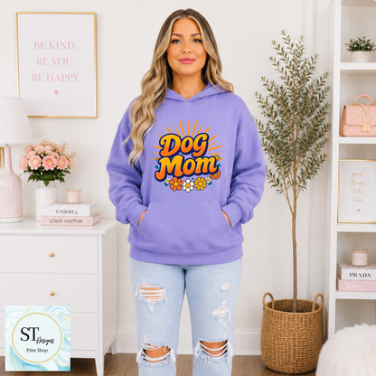 Retro Dog Mom Graphic Apparel