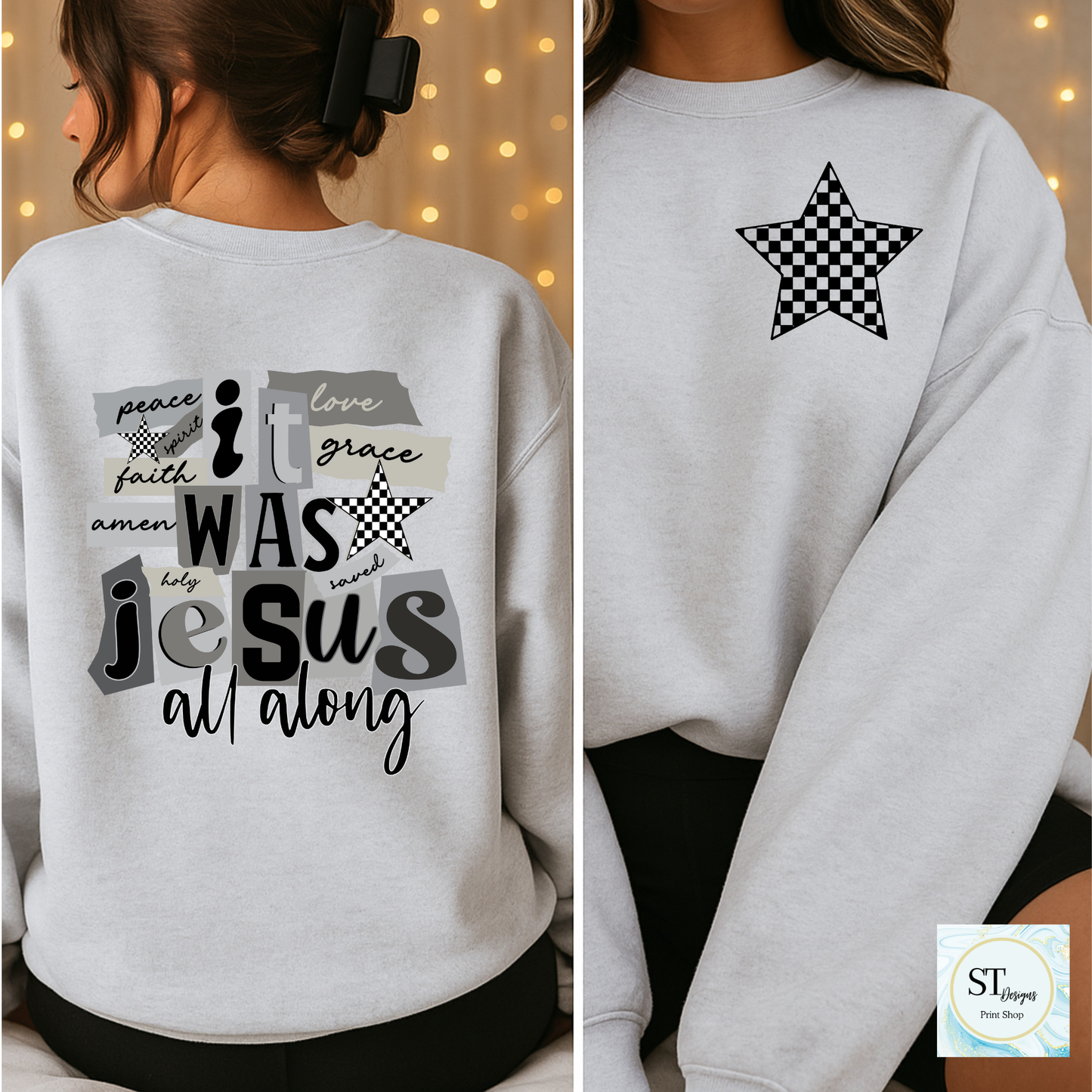 It Was Jesus All Along T-Shirt Sweatshirt Unisex Fit