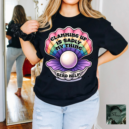 Clamming up is Sadly my Thing