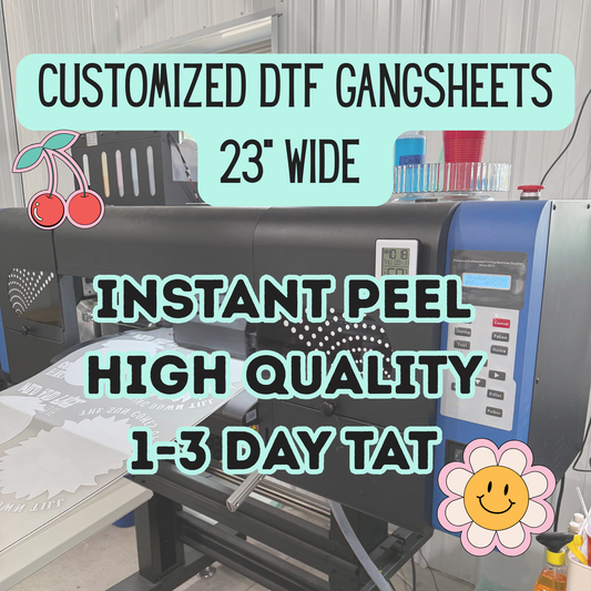 Custom Ready to Press DTF Gang Sheet