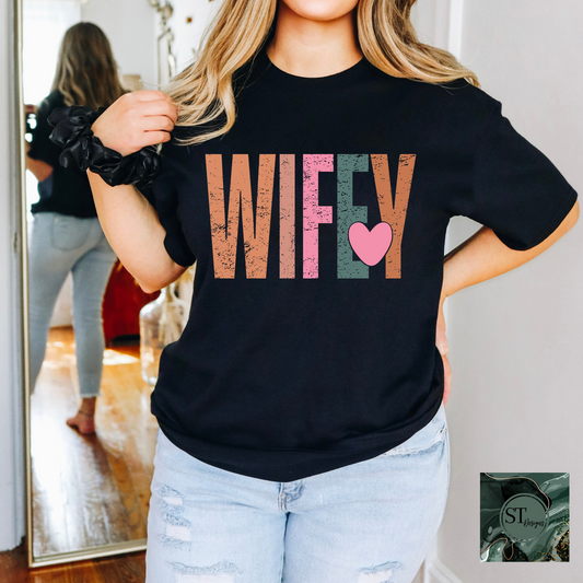 Wifey Colored Heart