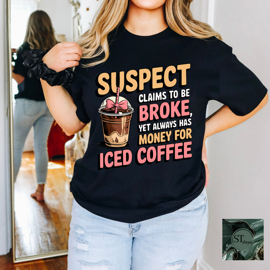 Suspect Claims To be Broke, Yet Always has Money For Iced Coffee