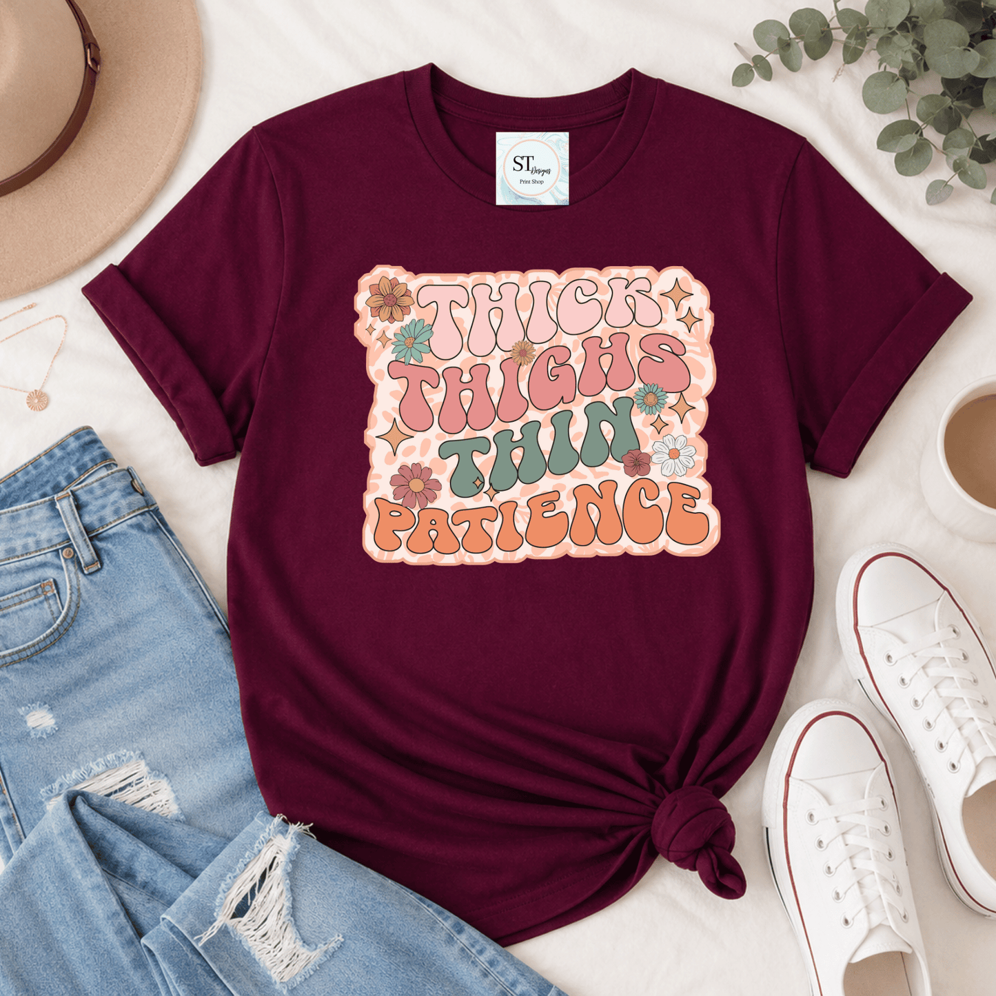 Through Highs & Lows I Have Patience Design