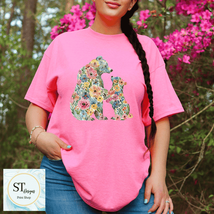 Floral Mama Bear