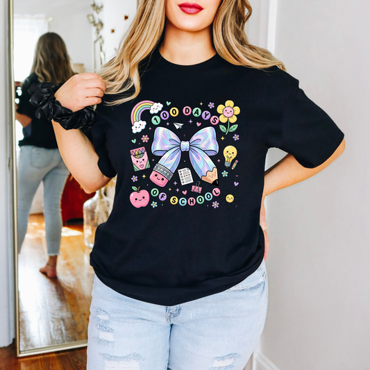 100 Days of School Iridescent Bow