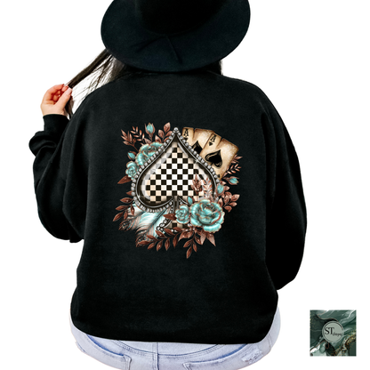 Yallternative Spade Floral Checkered