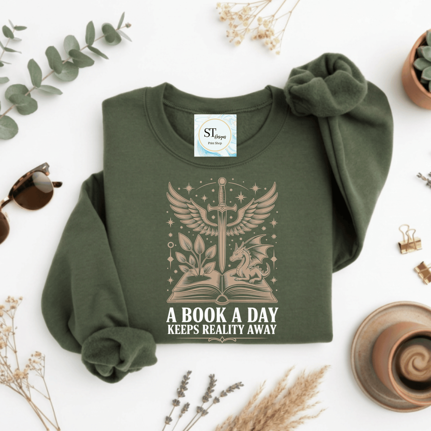A Book A Day Keeps Reality Away