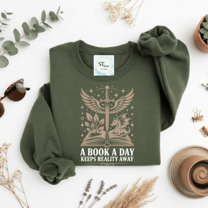 A Book A Day Keeps Reality Away