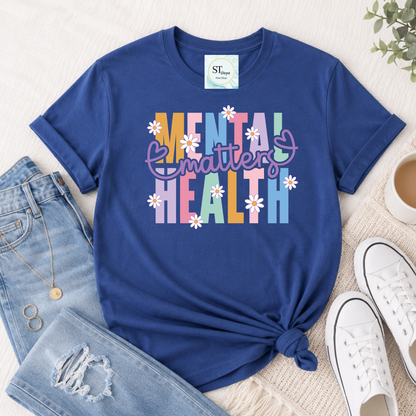 Mental Health Matters Daisy Graphic Tee