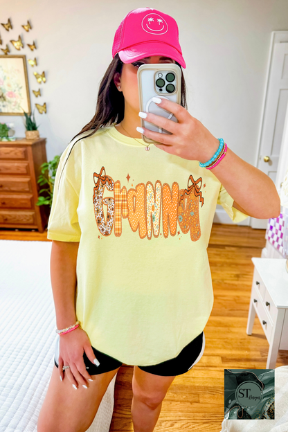 Fall Name Patch Work