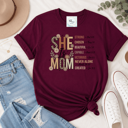 She Is Mom Faith Design